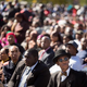 Attendees gather on the National Mall and West Lawn of the U.S. Capitol for “Justice or Else,” a rally held to commemorate the 20th anniversary of the Million Man March, Oct. 10, 2015, in Washington, D.C.
Allison Shelley/Getty Images